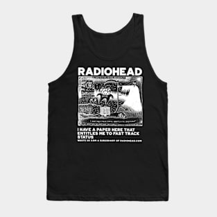 RADIOHEAD MERCH VTG Tank Top